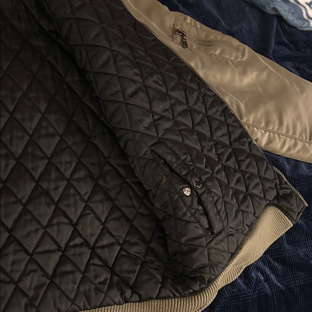 Olive Bomber Jacket - Picture 6 of 8